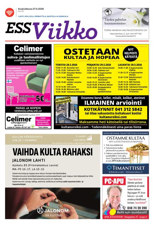 ESS Viikko 27.5.2026