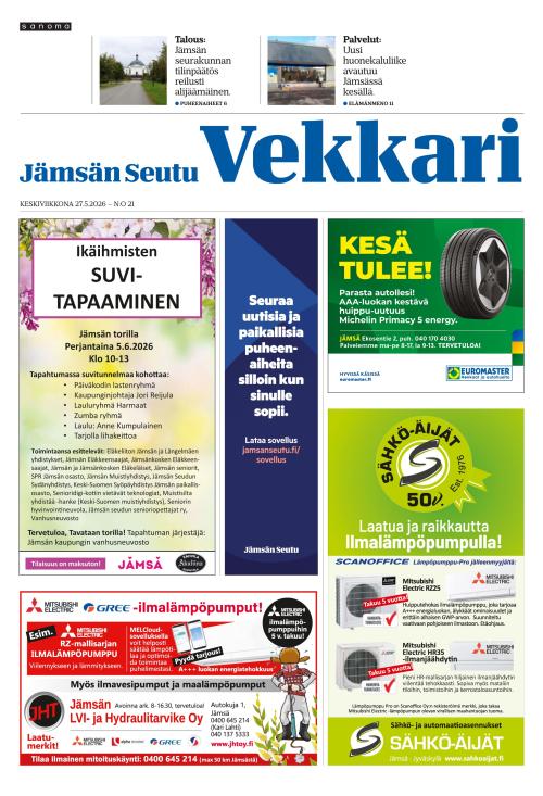 Jämsän Seutu ja Vekkari 27.5.2026