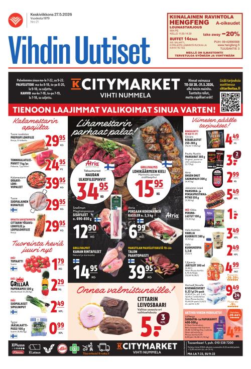 Vihdin uutiset 27.5.2026