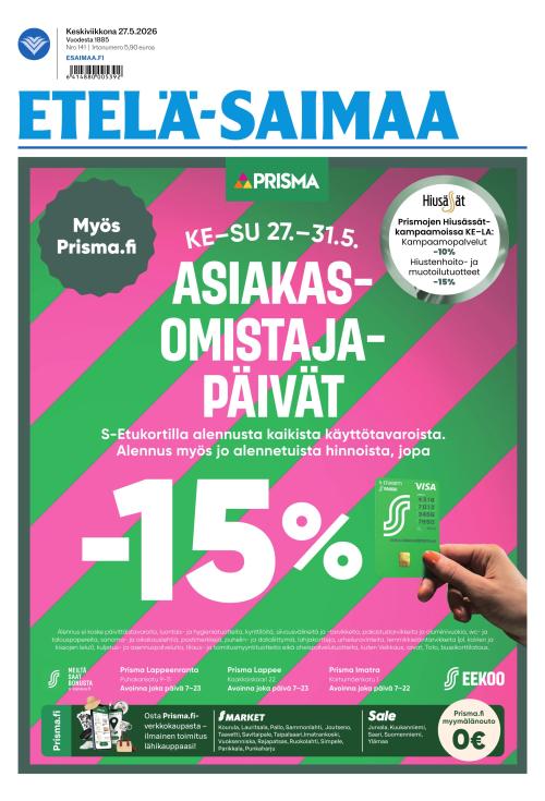 Etelä-Saimaa 27.5.2026