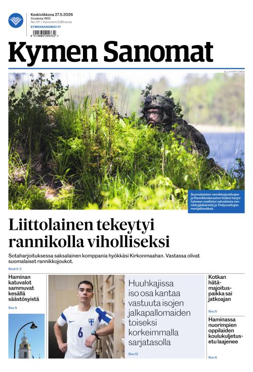 Kymen Sanomat 27.5.2026