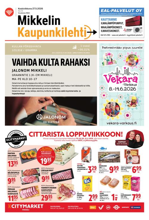 Mikkelin kaupunkilehti 27.5.2026