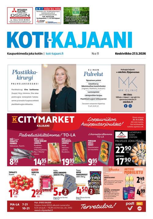 Koti-Kajaani 27.5.2026