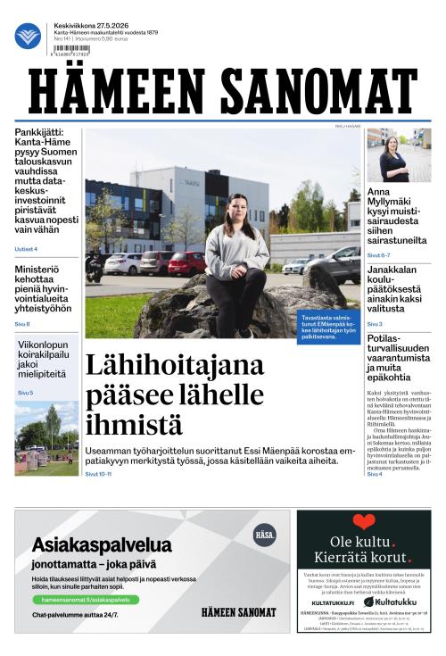 Hämeen Sanomat 27.5.2026