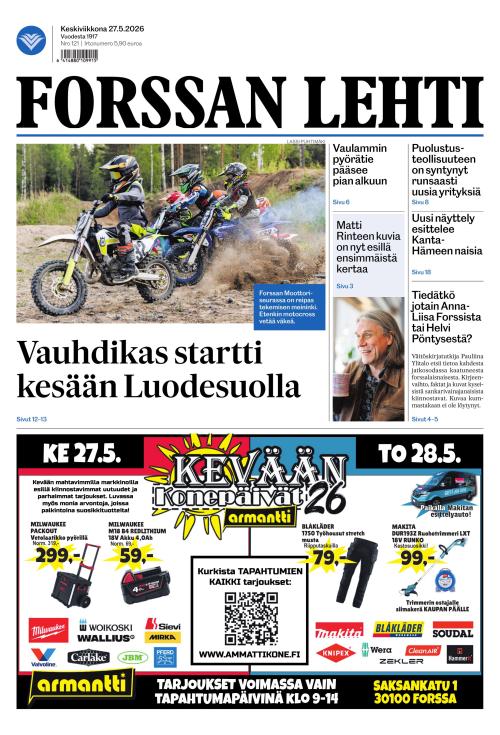 Forssan Lehti 27.5.2026