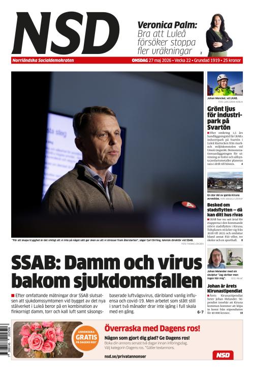 Norrländska Socialdemokraten 27.5.2026