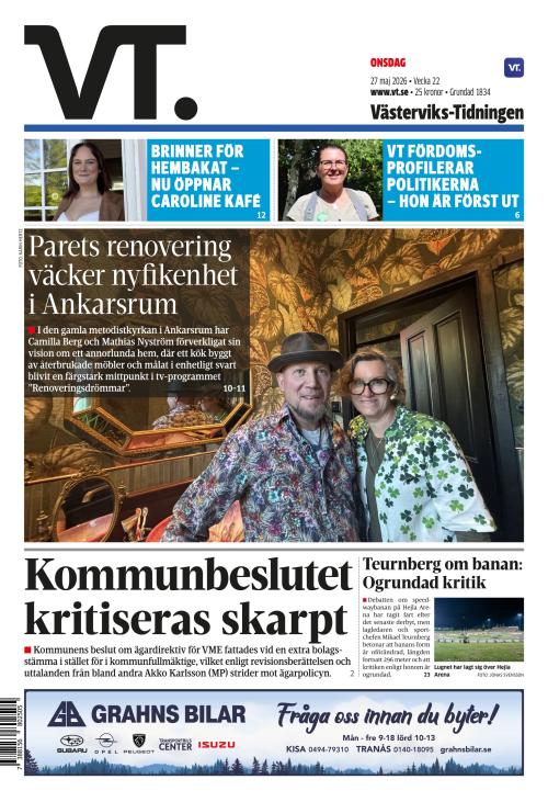Västerviks-Tidningen 27.5.2026
