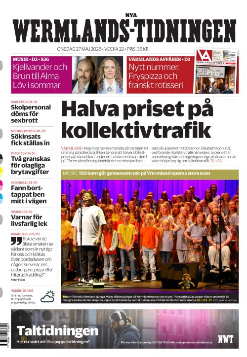 Nya Wermlands-Tidningen 27.5.2026