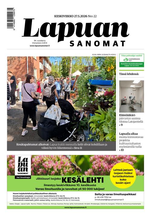 Lapuan Sanomat 27.5.2026