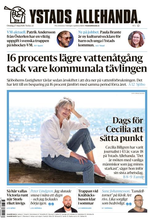 Ystads Allehanda 27.5.2026