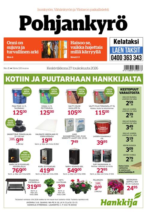 Pohjankyrö-lehti 27.5.2026