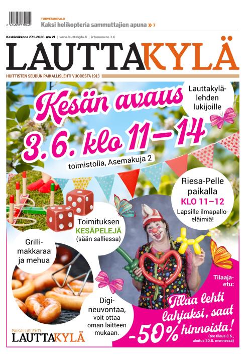 Lauttakylä-lehti 27.5.2026
