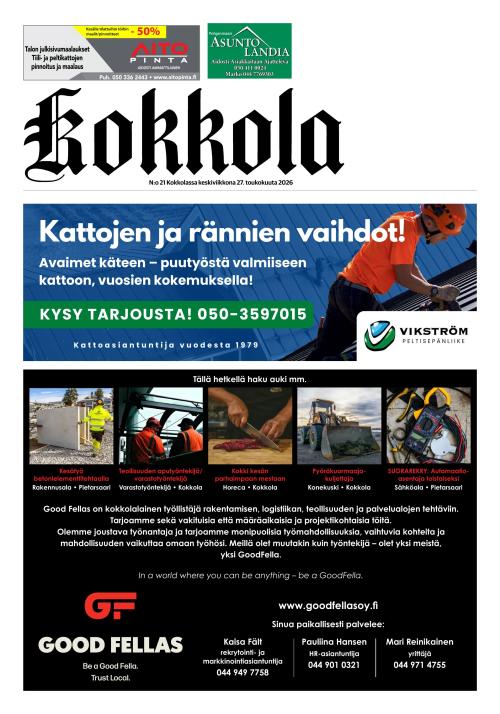 Kokkola-lehti 27.5.2026