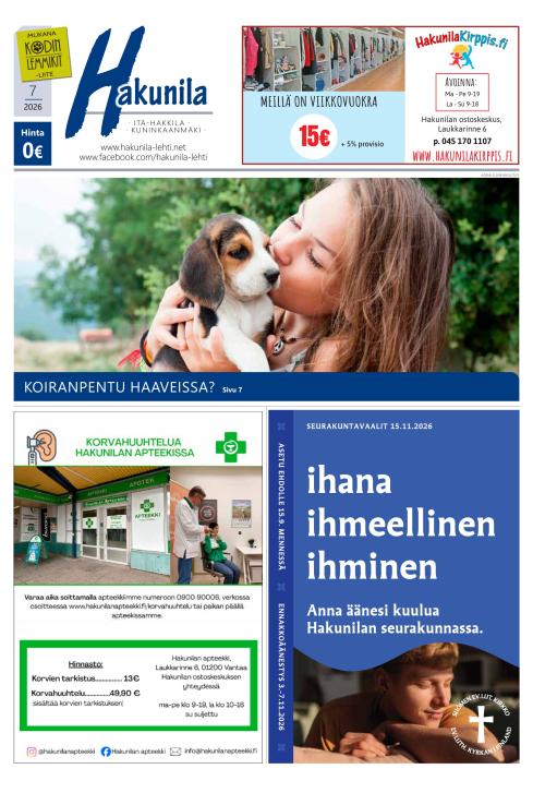 Hakunila-lehti 28.5.2026