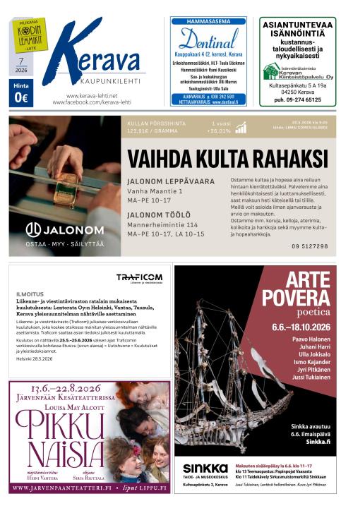 Kerava-lehti 28.5.2026