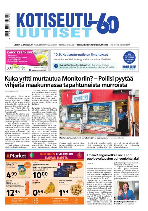 Kotiseutu-uutiset 27.5.2026