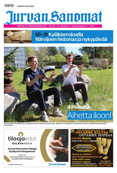Jurvan Sanomat 28.5.2026