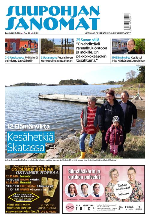 Suupohjan Sanomat 28.5.2026