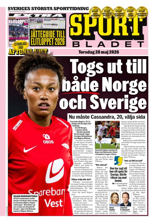 Aftonbladet Sportbladet 28.5.2026