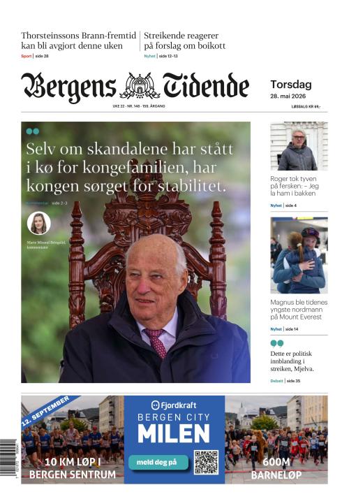 Bergens Tidende 28.5.2026