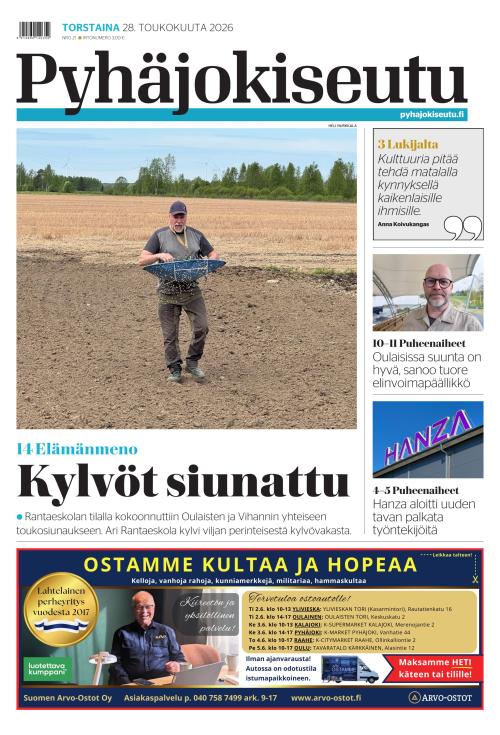 Pyhäjokiseutu 28.5.2026