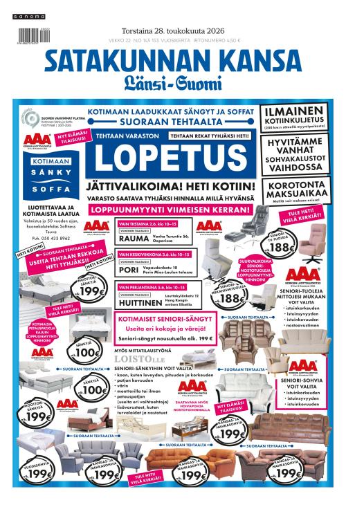 Satakunnan Kansa Länsi-Suomi 28.5.2026