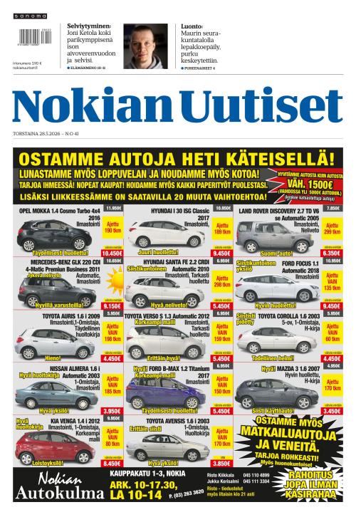 Nokian Uutiset 28.5.2026