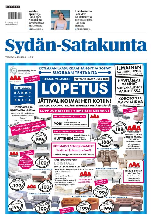 Sydän-Satakunta ja Jokilaakso 28.5.2026