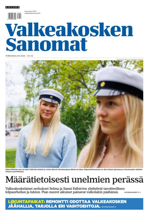 Valkeakosken Sanomat 28.5.2026