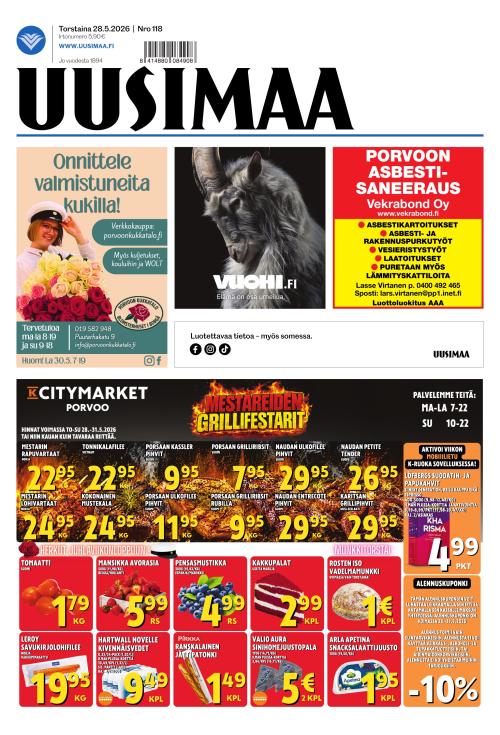 Uusimaa 28.5.2026