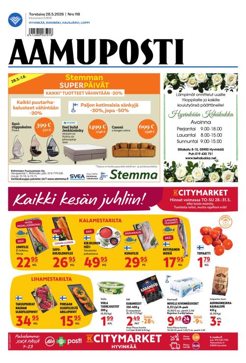 Aamuposti 28.5.2026