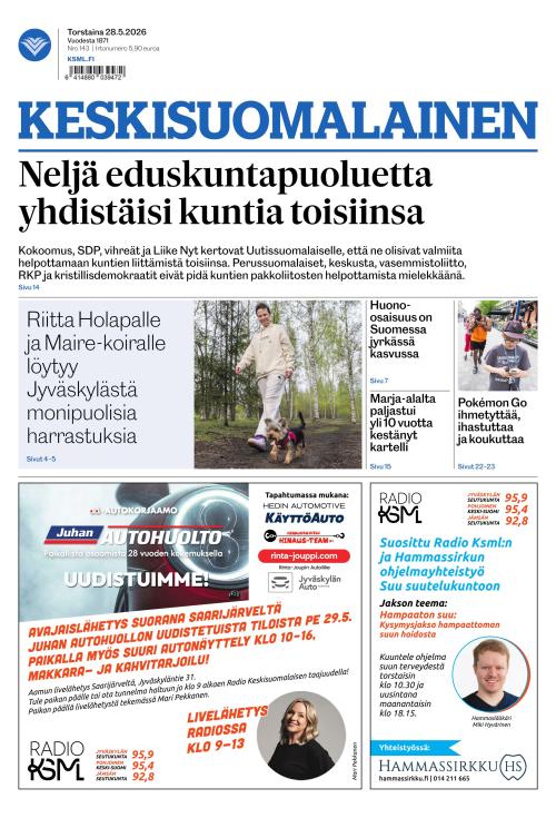 Keskisuomalainen 28.5.2026