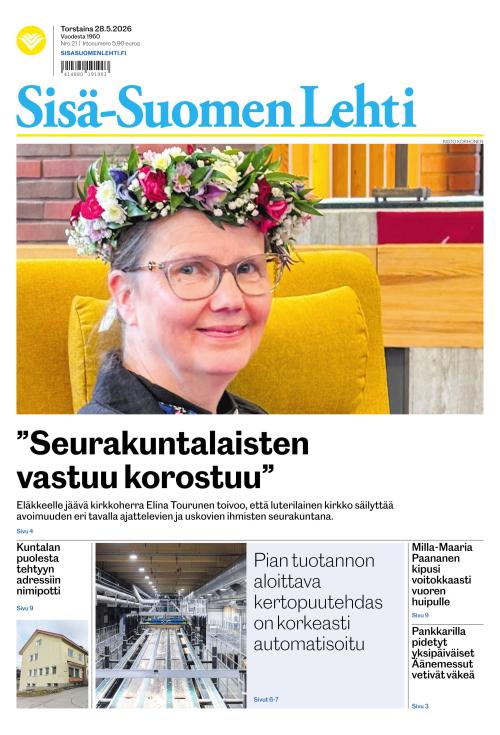 Sisä-Suomen Lehti 28.5.2026