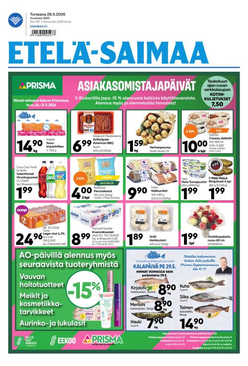 Etelä-Saimaa 28.5.2026