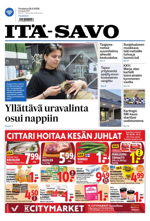 Itä-Savo 28.5.2026