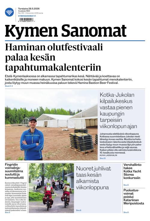 Kymen Sanomat 28.5.2026