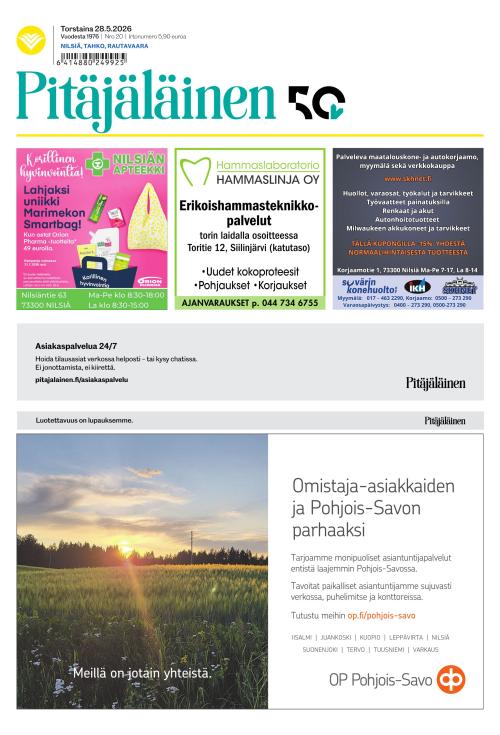 Pitäjäläinen 28.5.2026