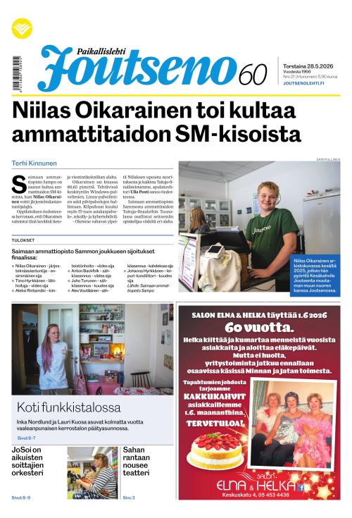 Paikallislehti Joutseno 28.5.2026