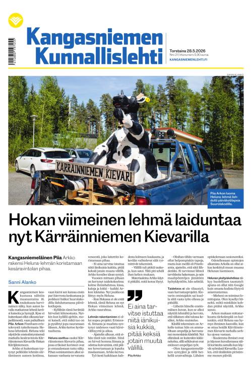Kangasniemen kunnallislehti 28.5.2026