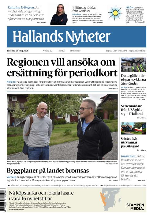 Hallands Nyheter 28.5.2026