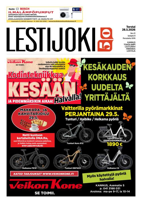 Lestijoki-lehti 28.5.2026