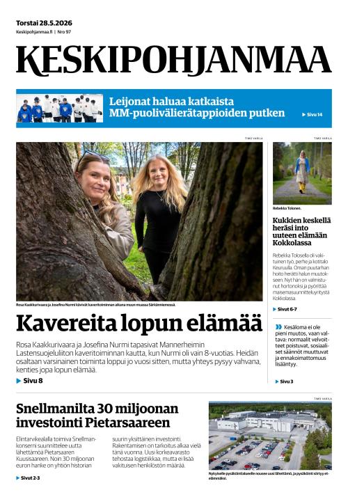 Keskipohjanmaa 28.5.2026