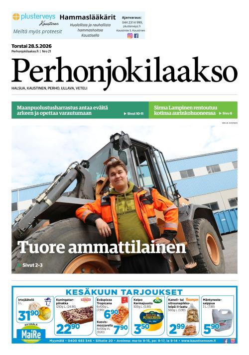 Perhonjokilaakso 28.5.2026