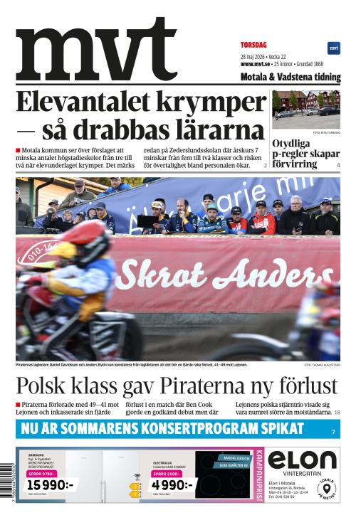 Motala Vadstena Tidning 28.5.2026