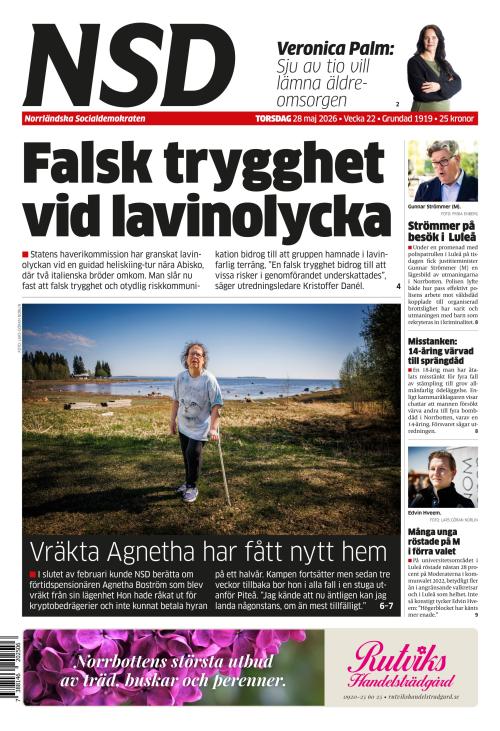 Norrländska Socialdemokraten 28.5.2026