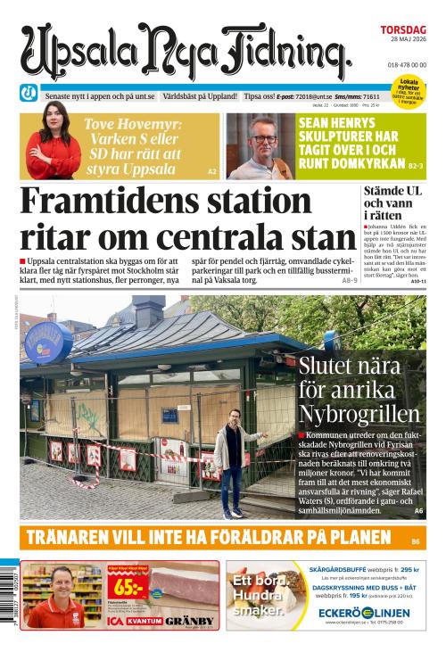 Upsala Nya Tidning 28.5.2026