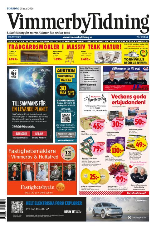 Vimmerby Tidning / Kinda-Posten 28.5.2026