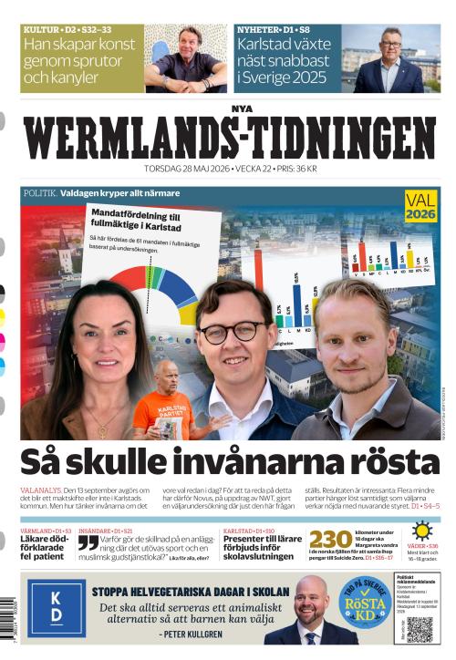 Nya Wermlands-Tidningen 28.5.2026