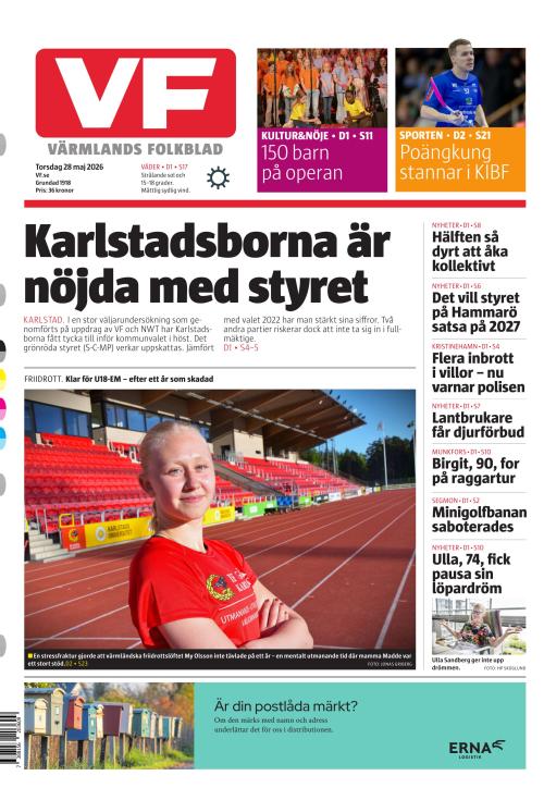 Värmlands Folkblad 28.5.2026