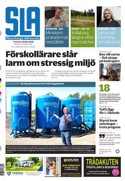 Skaraborgs Allehanda 28.5.2026
